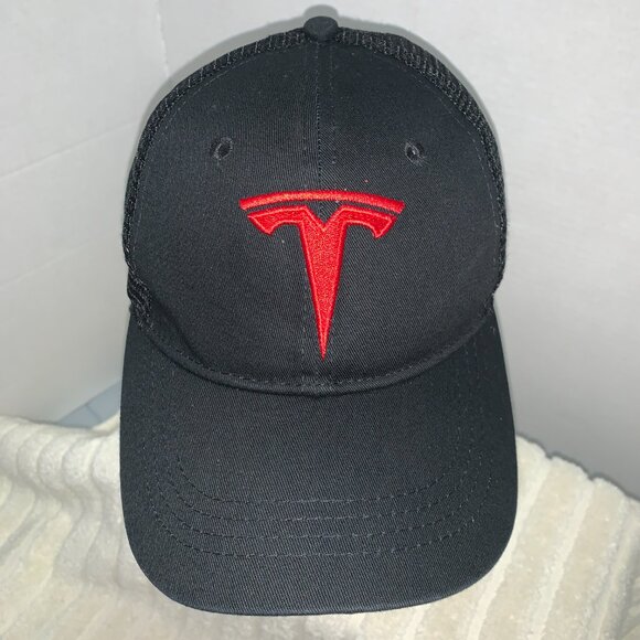 Tesla Motors Snapback Hat Black - Picture 1 of 10